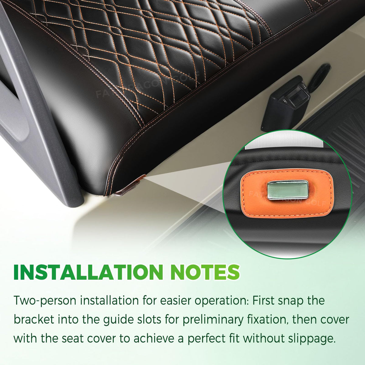 Panglong fits 2000.5-up Club Car DS front cushions securely.