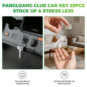 Panglong club car key ring collection shown for bulk distribution.