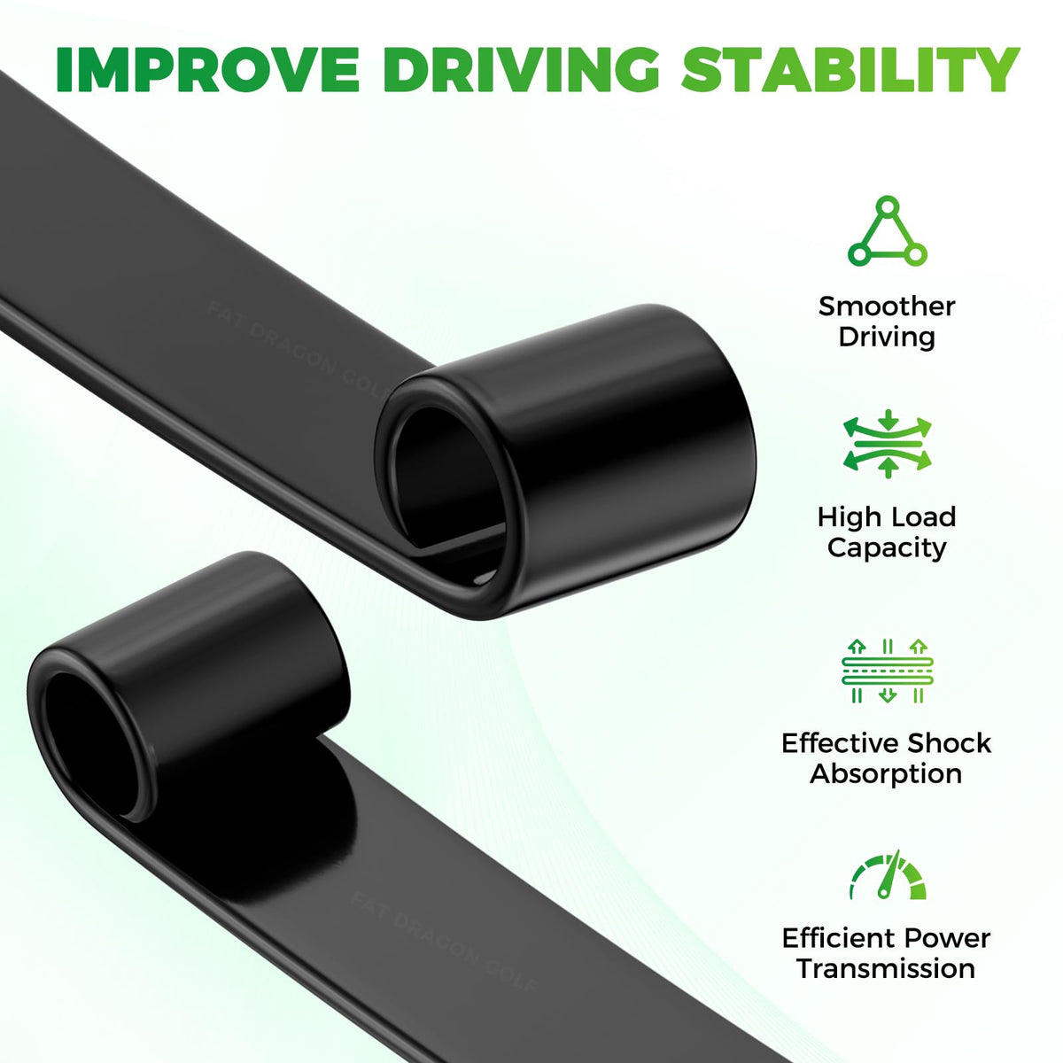 Panglong rust-resistant coating on leaf springs for Club Car durability