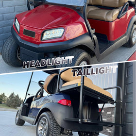 Panglong Club Car Tempo right tail light increases signaling for safety
