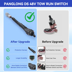 Panglong connecting wire harness shown for plug-and-play setup.