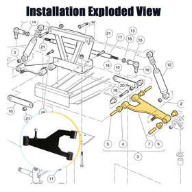 Panglong delta-a-plate installation steps visualization