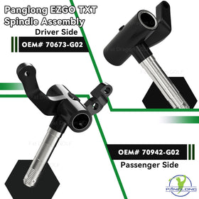 Panglong deluxe front spindle right passenger side for EZGO TXT/PDS improves stability