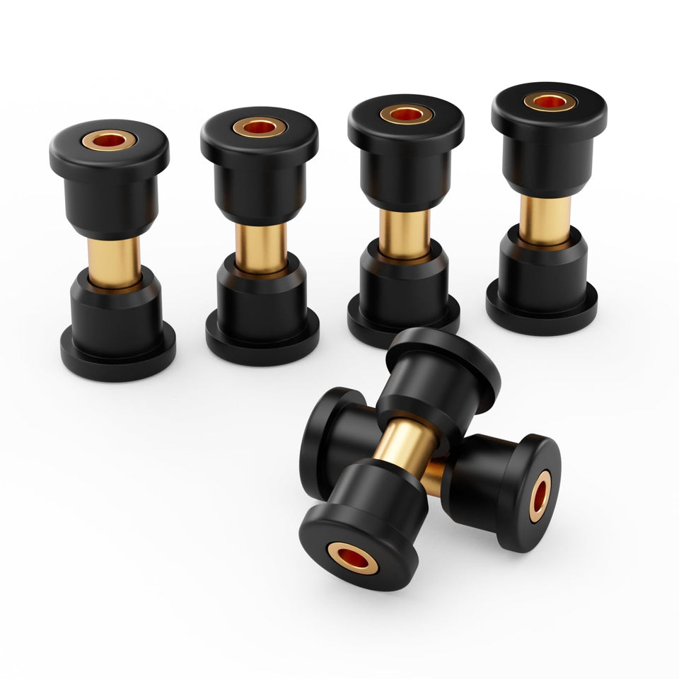 Panglong DS bushing kit package contents for Club Car DS rear springs, clear fitment reference.
