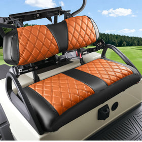 Panglong DS front seat covers on a Club Car DS showing precise fit