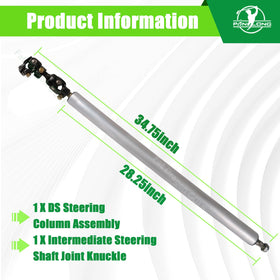 Panglong DS steering column assembly package contents ready for installation.