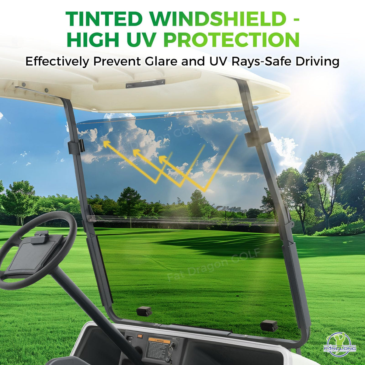 Panglong DS windshield waterproof top-bottom design ensures resilient performance in rain.