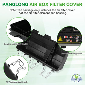 Panglong EZGO air box filter cover kit contents arranged for quick installation