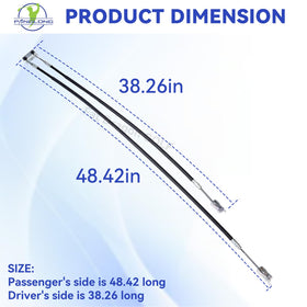 Panglong EZGO brake cable assembly ready for quick replacement and safer braking