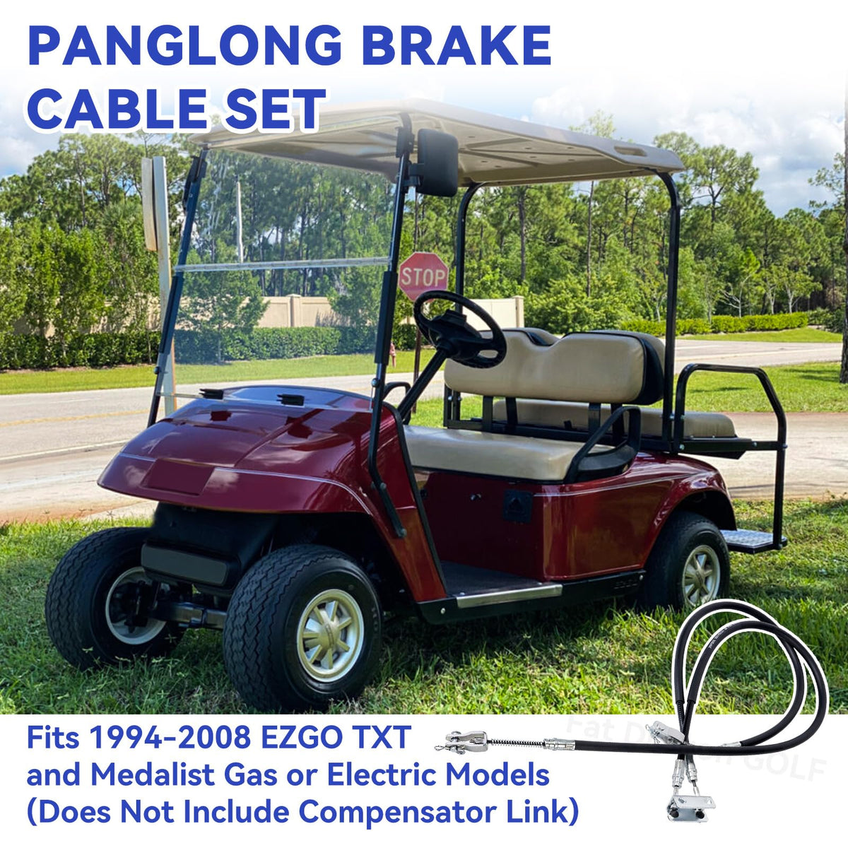 Panglong EZGO brake cable replacement steps for fast DIY installation