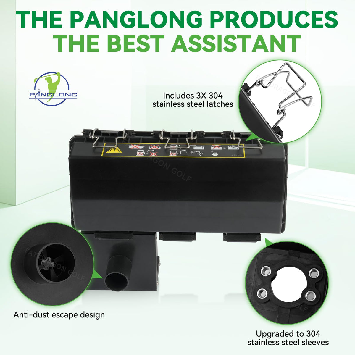 Panglong EZGO filter housing assembly provides a secure seal for easy maintenance.