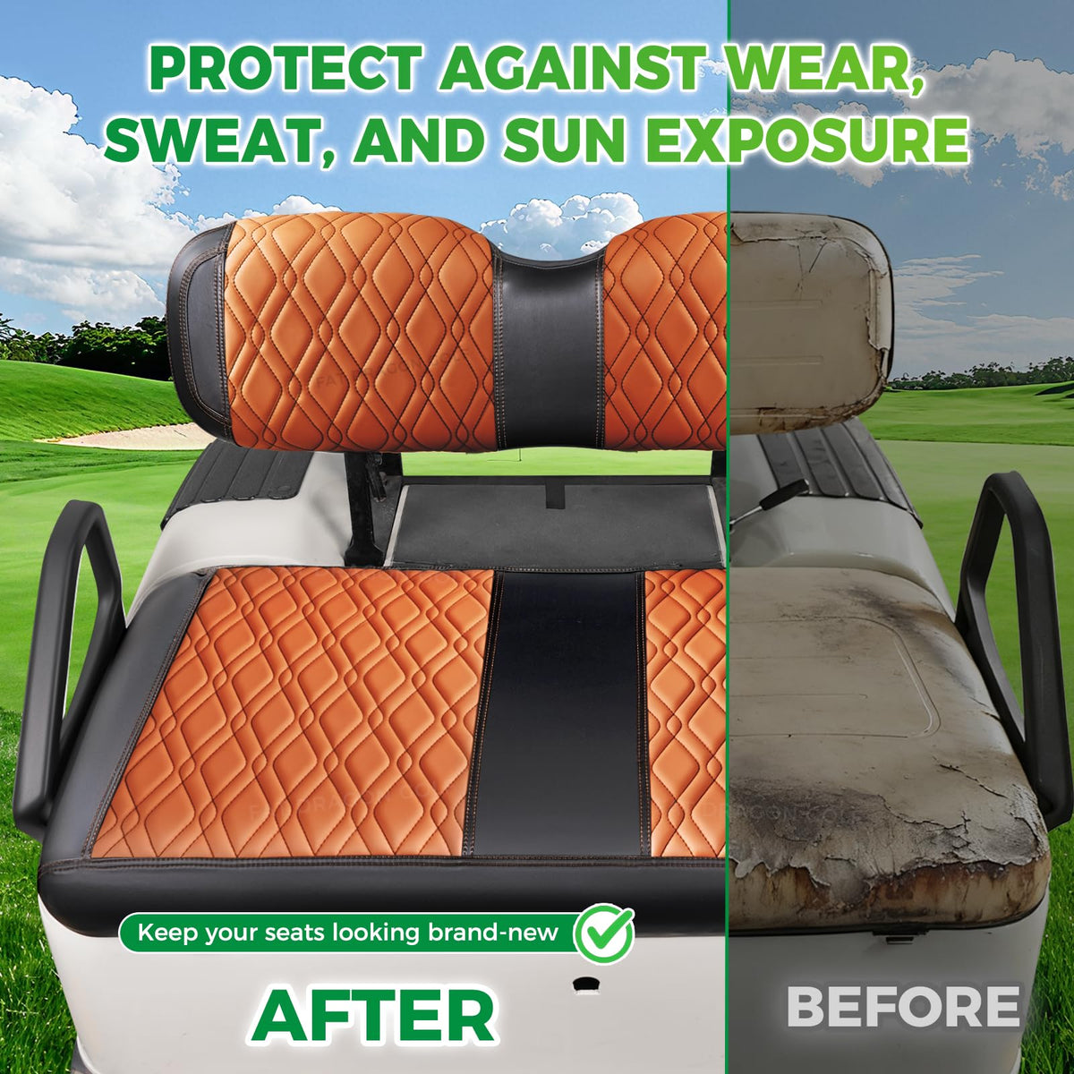 Panglong EZGO buckle and elastic fastening prevent slippage during rides