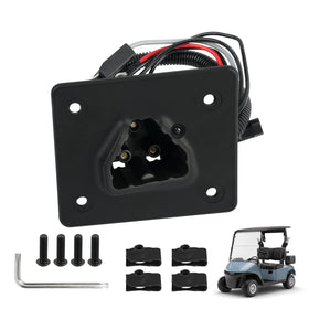 Panglong EZGO RXV 48V charger receptacle front view improves charging reliability.