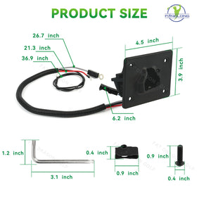 Panglong EZGO RXV 48V DC cord included for plug-and-play setup.