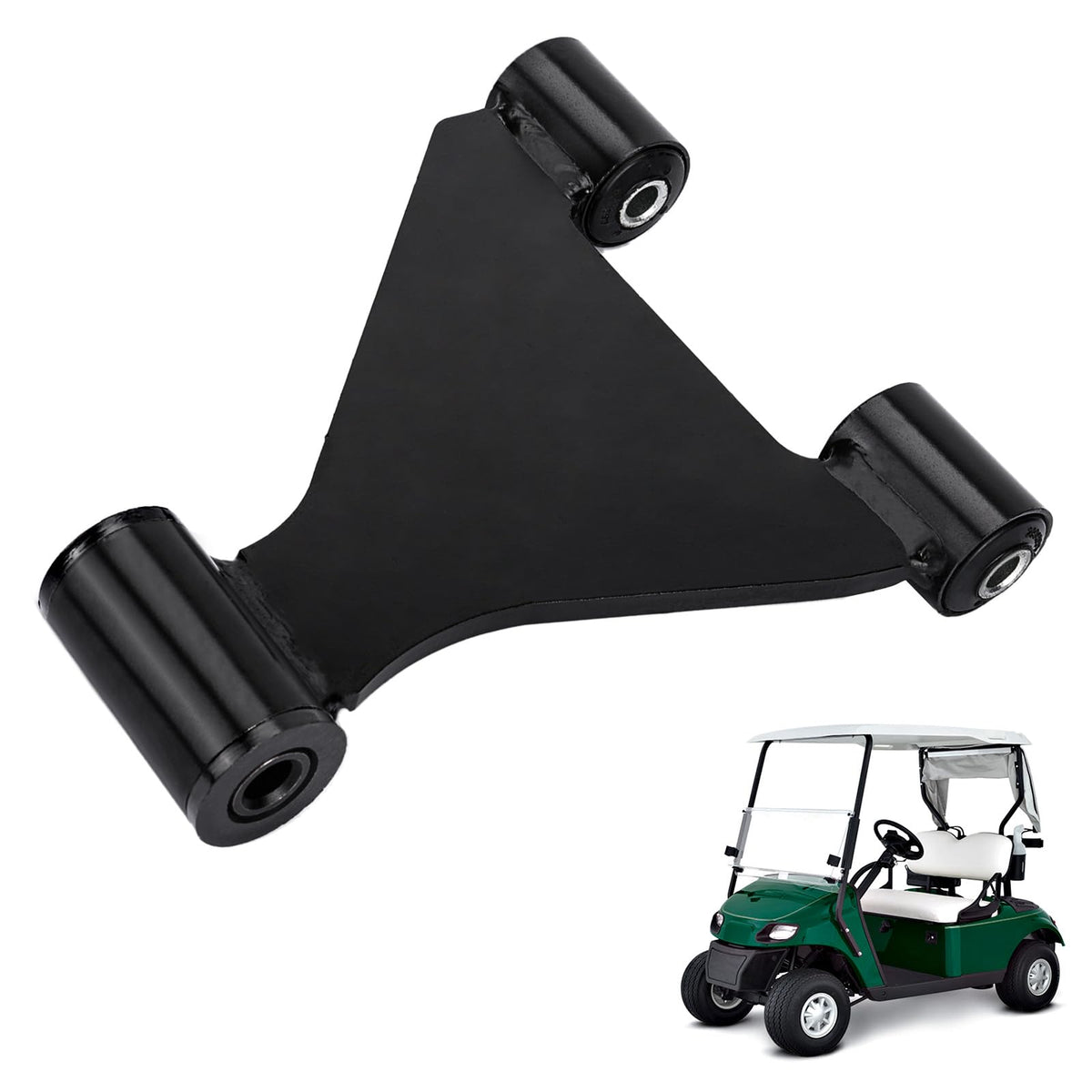 Panglong EZGO RXV front arm assembly, side view, supports stable steering