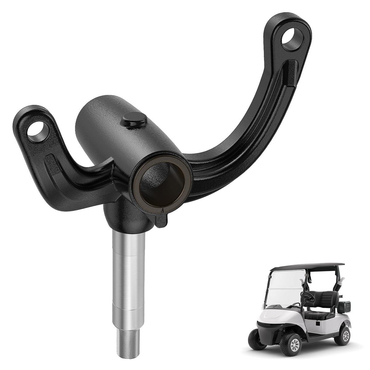 Panglong EZGO RXV passenger spindle right improves steering precision for a smoother ride.