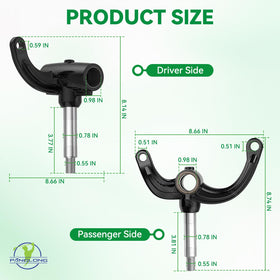 Panglong EZGO RXV driver-side spindle installation detail