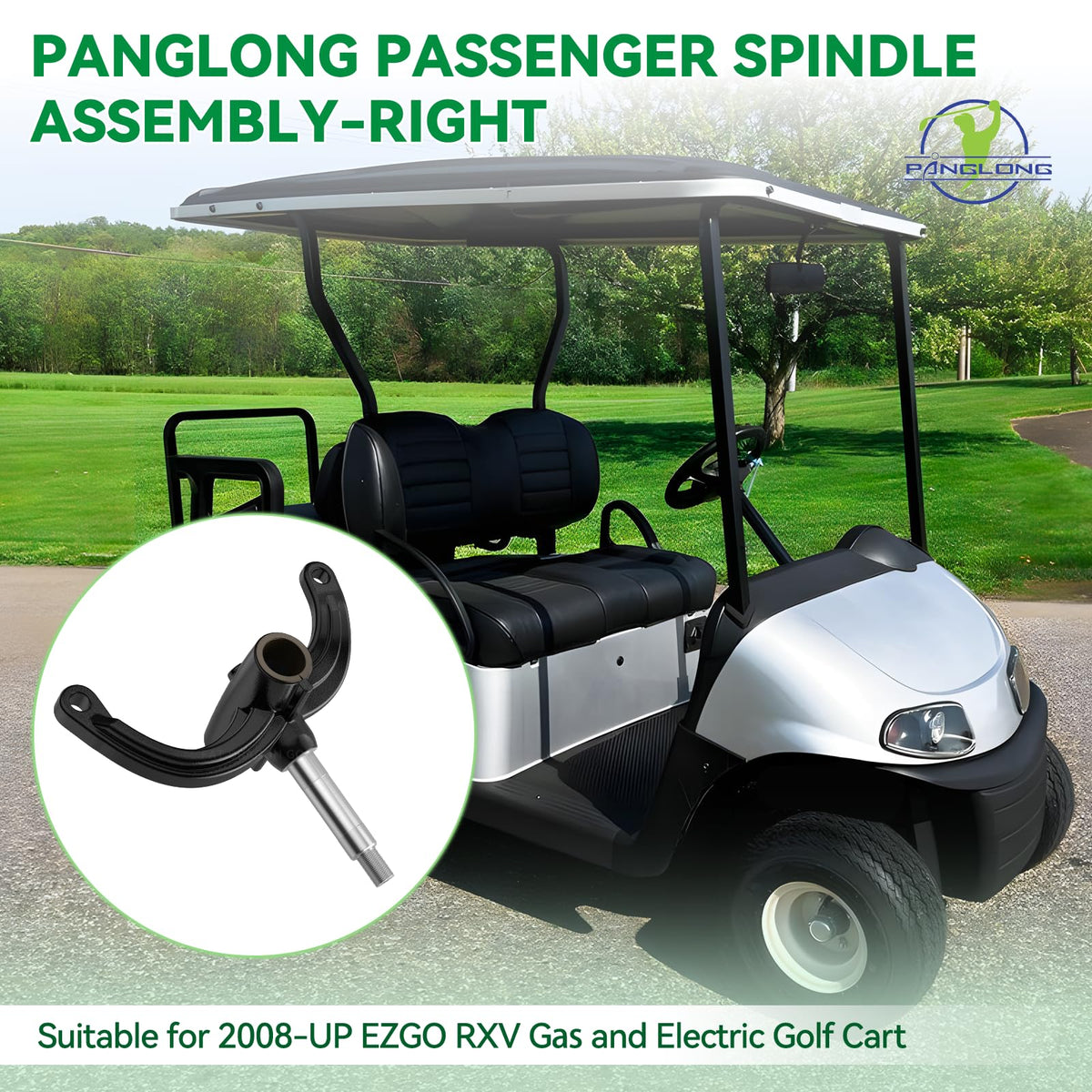 Panglong EZGO RXV spindle right ensures safer, more comfortable golf cart handling.