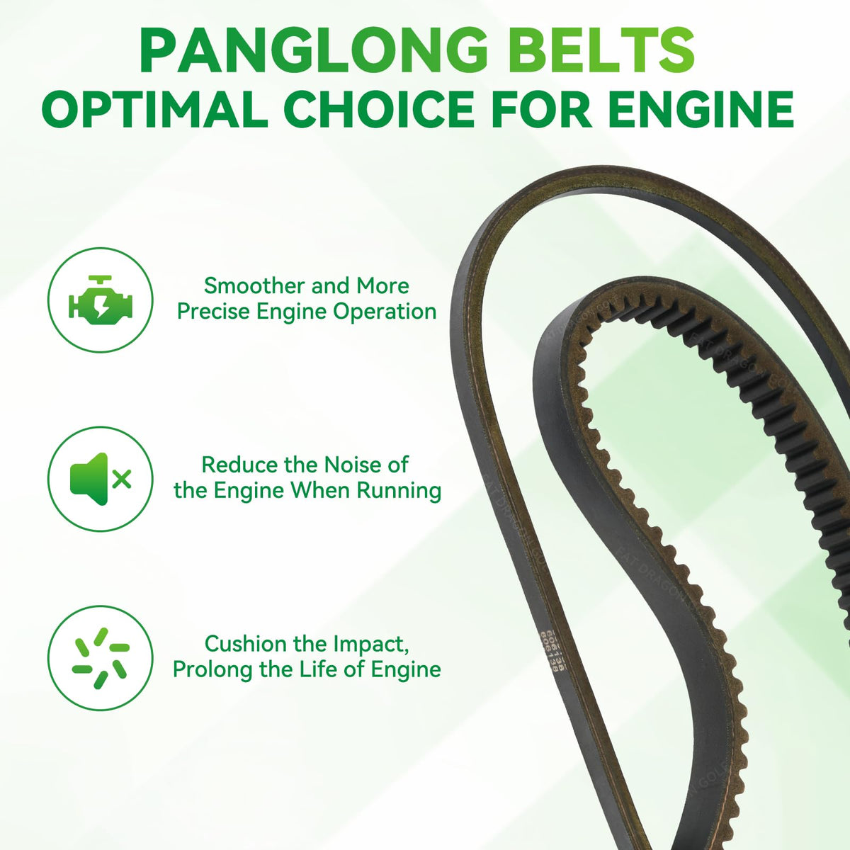Panglong EZGO RXV TXT compatibility belt for 2008 and newer models.