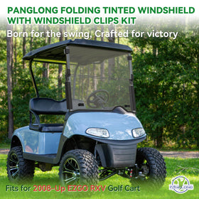 Panglong EZGO RXV windshield durable PC construction enhances longevity