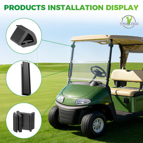 Panglong EZGO RXV windshield grommet reduces movement for smoother rides.