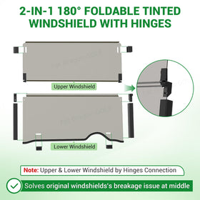 Panglong EZGO RXV windshield size 38-09W x 31-89H ensures a precise fit