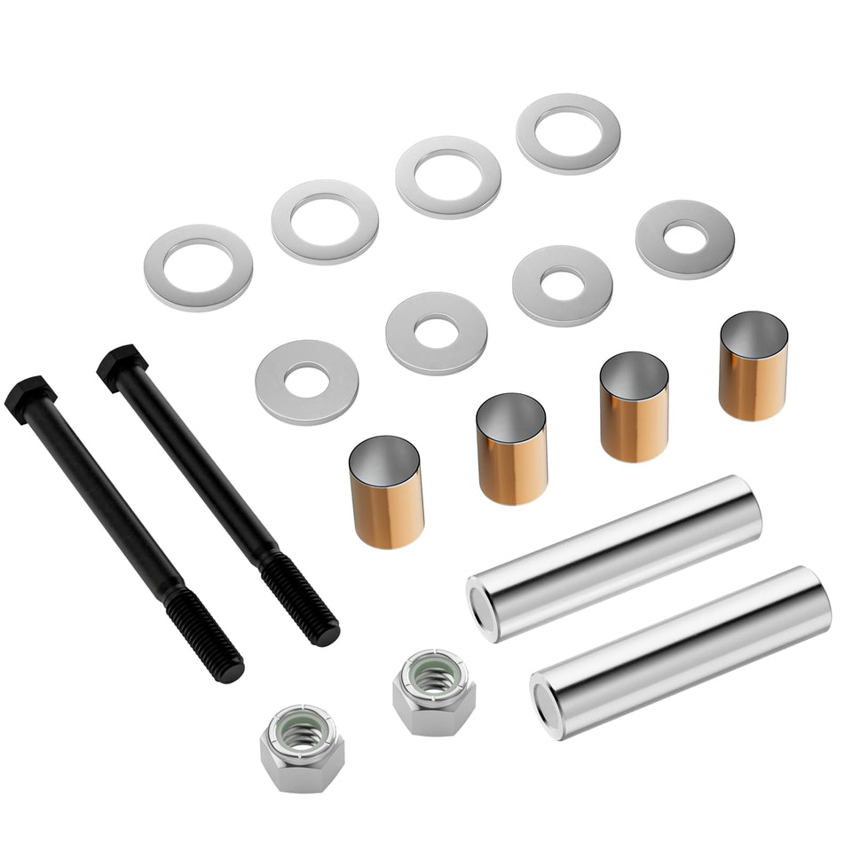 Panglong EZGO spindle kit overview showing a complete repair set for steering components.
