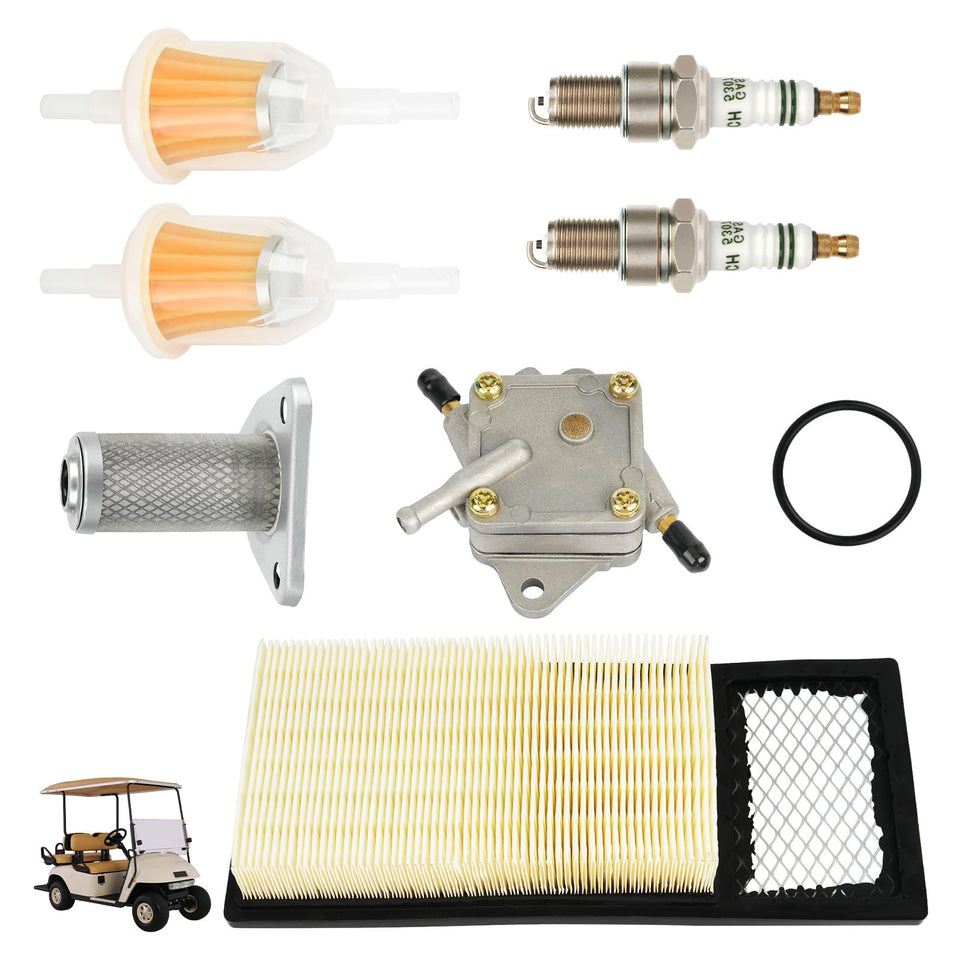 Panglong EZGO fuel-pump image shows improved fuel delivery for TXT models.