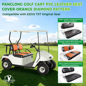 Panglong EZGO TXT backrest cover maintains a fresh look on the course.