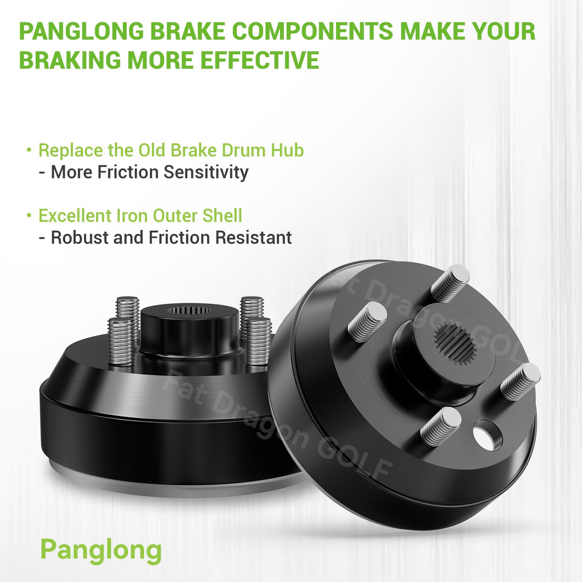 Castellated nut and 1/8 inch flat washer included for secure mounting