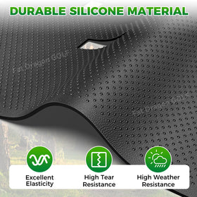 Anti-slip surface helps feet stay secure on Panglong mat.