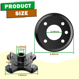 Panglong EZGO TXT 8-nuts included for quick installation.