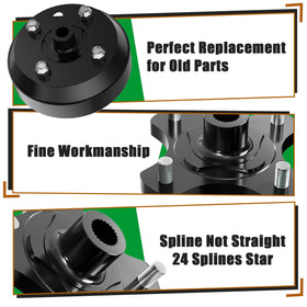 Panglong EZGO TXT brake drum hub kit, OEM references 19186-G1 and 615604, ensure proper fit.