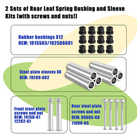 Panglong EZGO TXT rear screws for secure plate installation