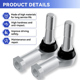 Panglong EZGO TXT tie rod ends passenger-side view with right-hand thread