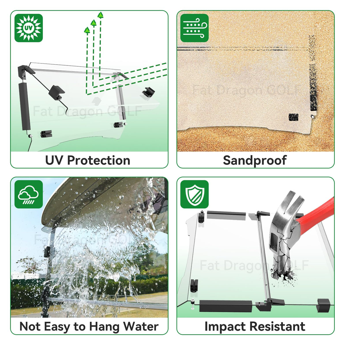 Panglong windshield clips and screws pack enables quick, tool-free installation