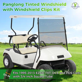 Panglong EZGO windshield installation complete with all hardware