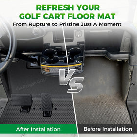 Panglong computer-cut floor mat with precise fit.