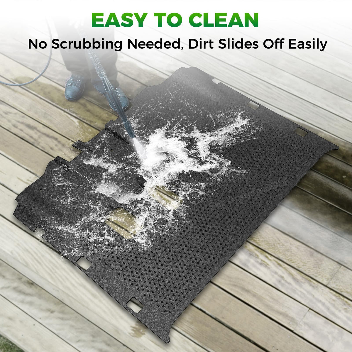 Panglong floor mat washable and easy to clean for daily use.
