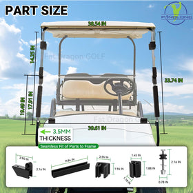 Panglong folding design allows airflow when desired and rain protection when needed