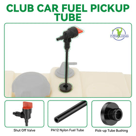 Panglong fuel tank pickup tube bushing providing a durable seal