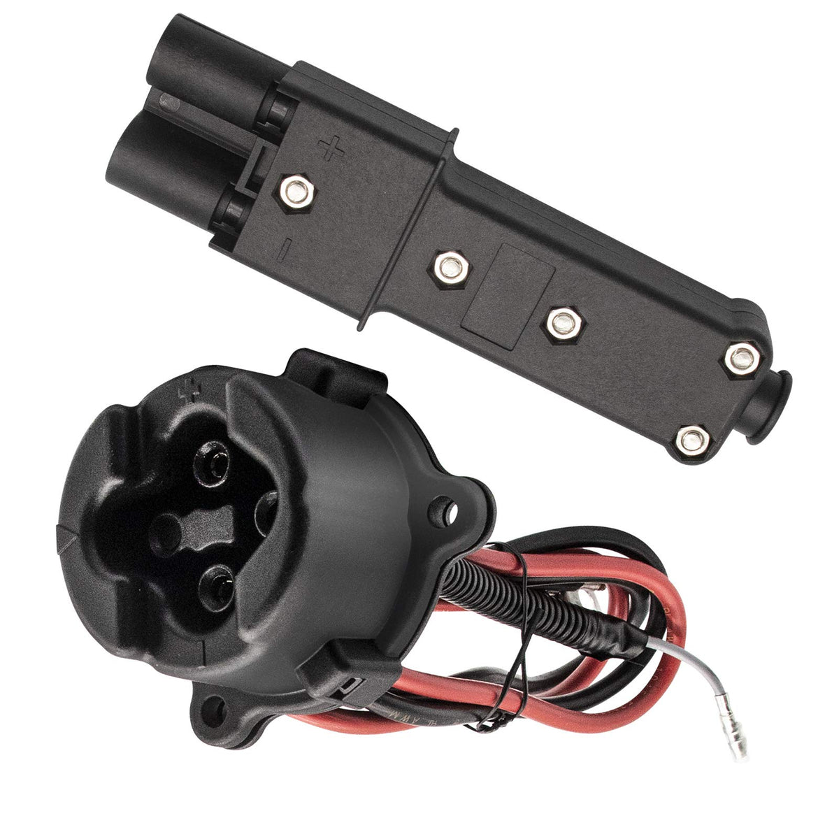 Panglong G29 48V charger plug for Yamaha drives; reliable connection.