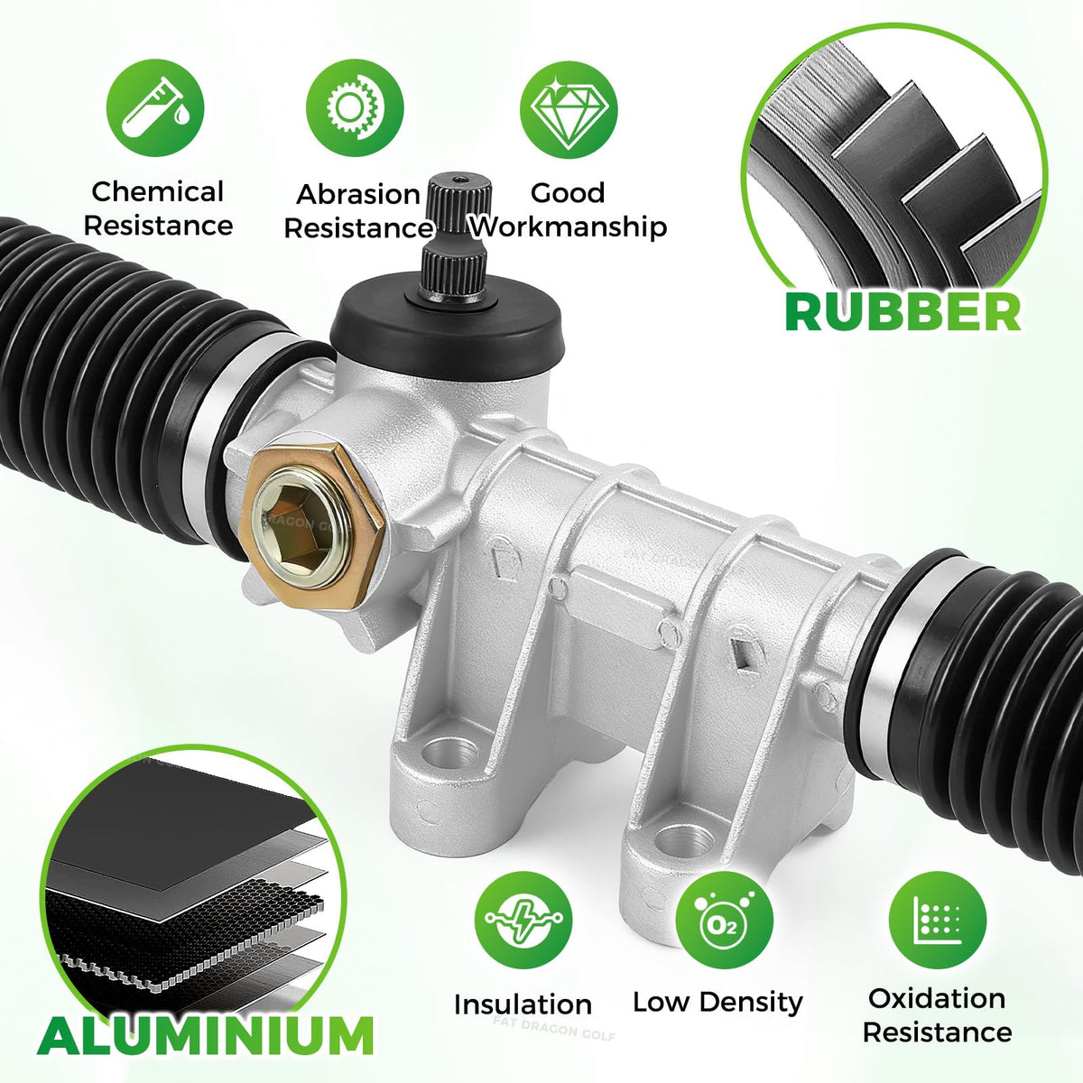 Panglong G29 steering box compatibility for gas or electric Yamaha Drive G29 models.