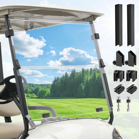 Panglong G29 foldable windshield upper panel offers clear wind protection