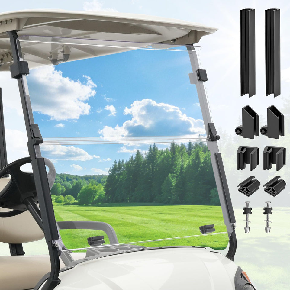 Panglong G29 foldable windshield upper panel offers clear wind protection