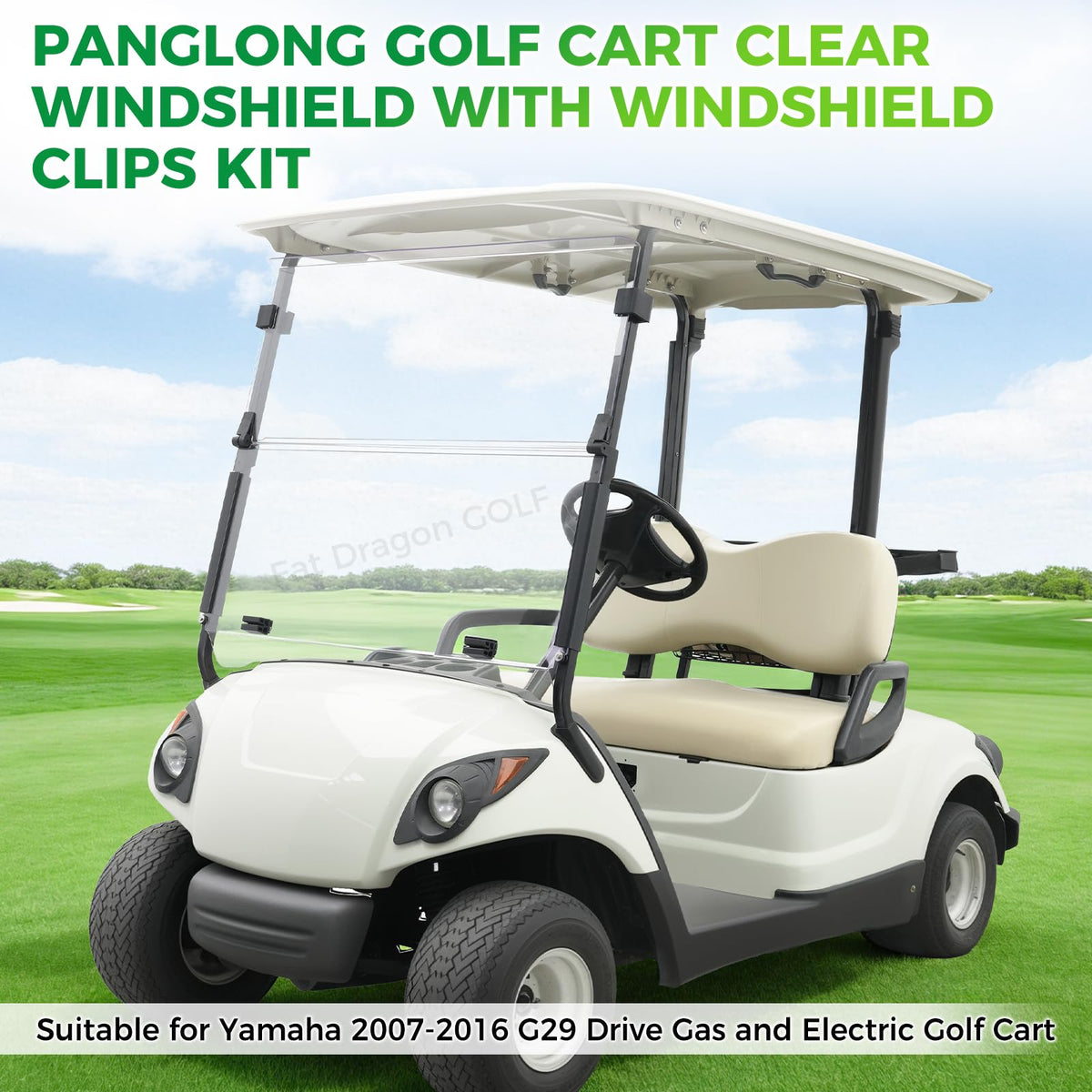 Panglong G29 folded windshield stores compactly after use