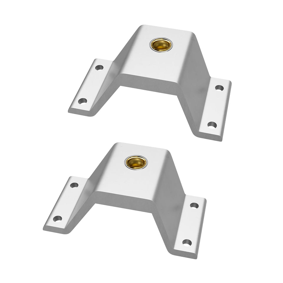 Panglong accelerator bearing bracket front view, rugged build for Club Car DS compatibility.