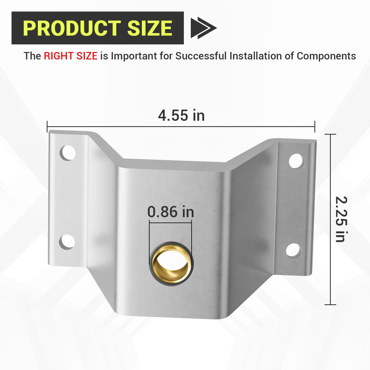 Panglong accelerator bearing bracket installation step demonstrates a straightforward upgrade.