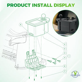 Panglong golf cart accessory installation for quick setup.