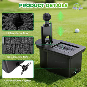 Panglong golf cart ball washer side view shows compact, install-friendly design.